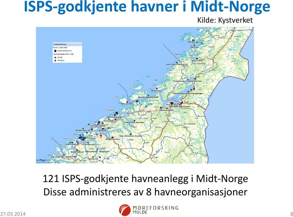 havneanlegg i Midt-Norge Disse