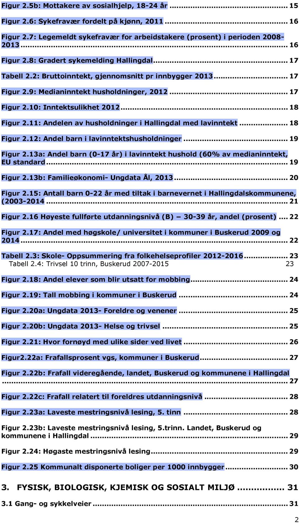 11: Andelen av husholdninger i Hallingdal med lavinntekt... 18 Figur 2.12: Andel barn i lavinntektshusholdninger... 19 Figur 2.