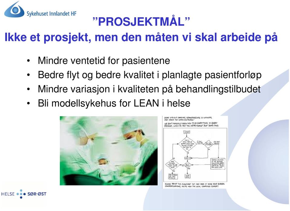 bedre kvalitet i planlagte pasientforløp Mindre variasjon