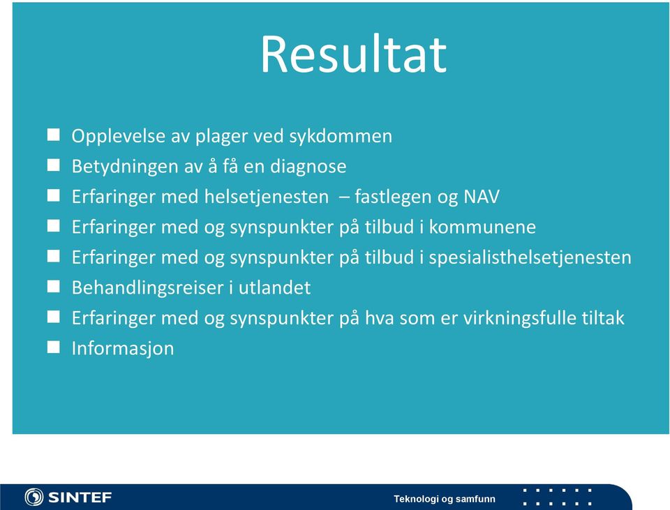 kommunene Erfaringer med og synspunkter på tilbud i spesialisthelsetjenesten