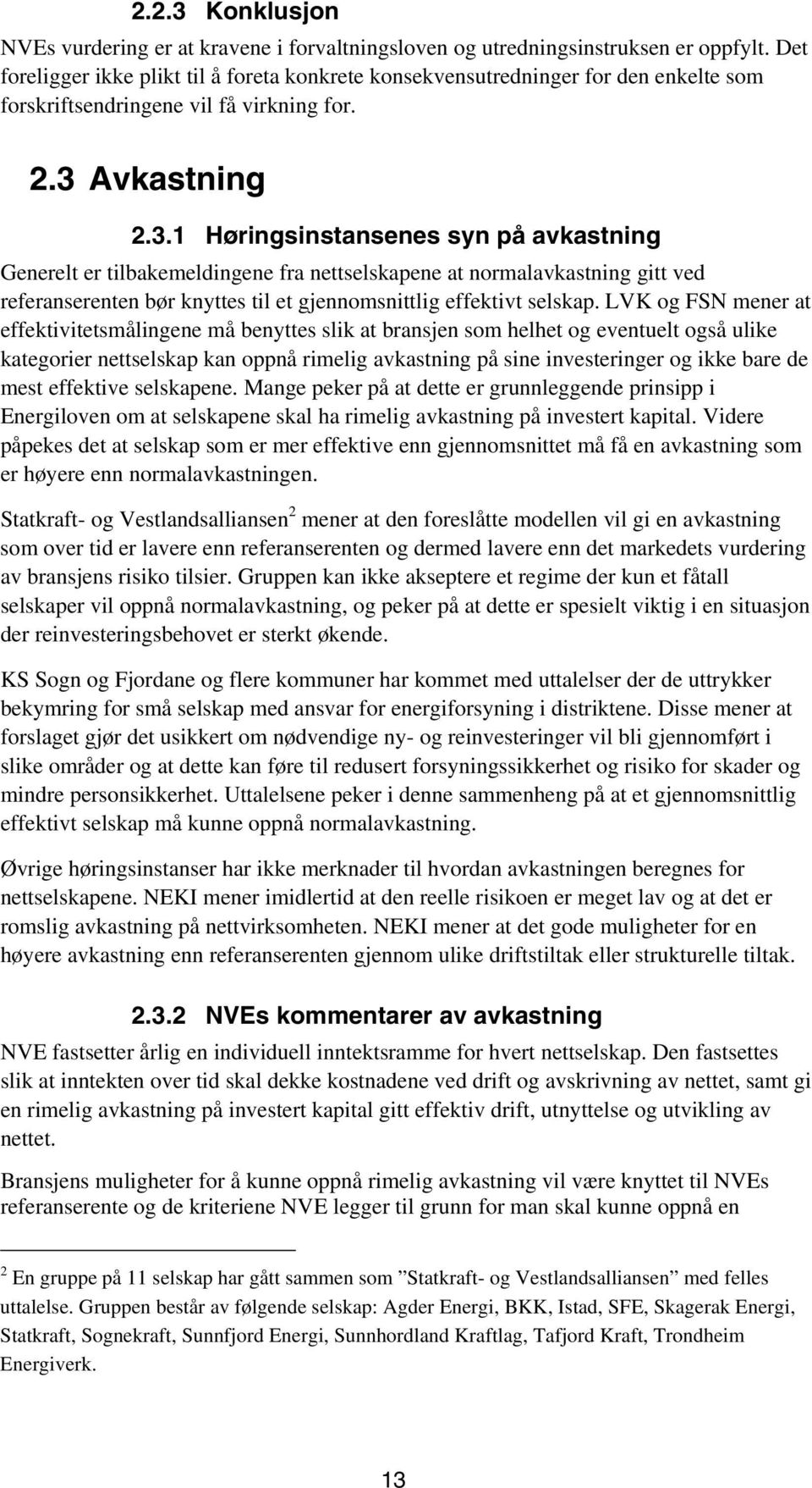 Avkastning 2.3.