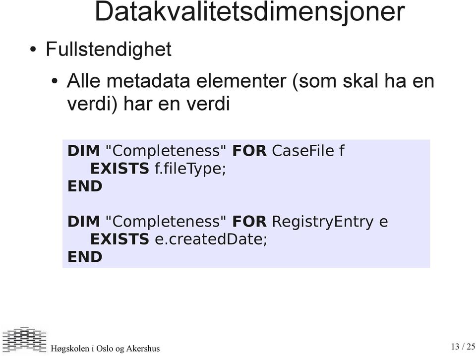 CaseFile f EXISTS f.