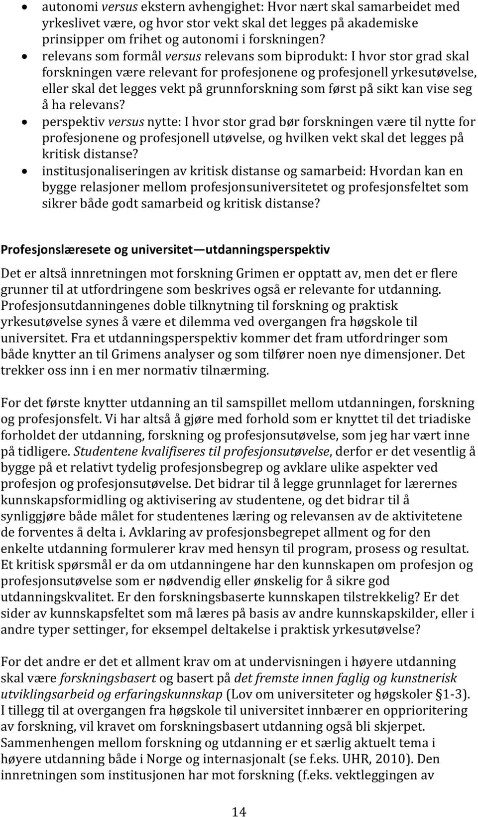 utdanningsperspektiv