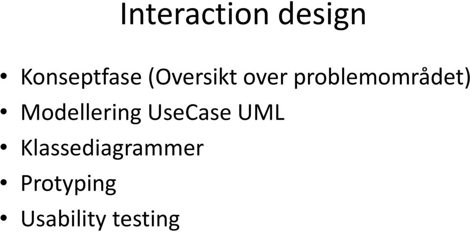 Modellering UseCase UML