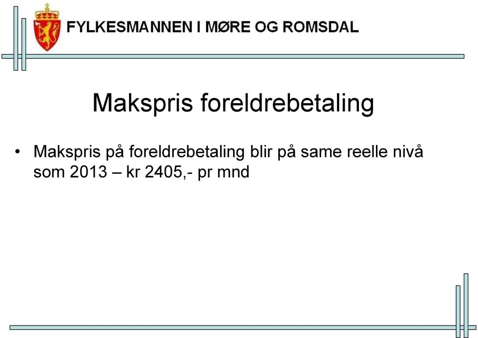 foreldrebetaling blir på