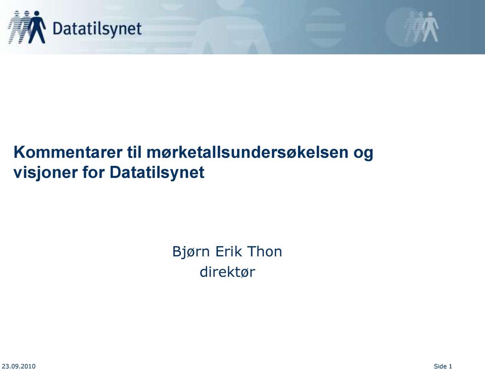 visjoner for Datatilsynet