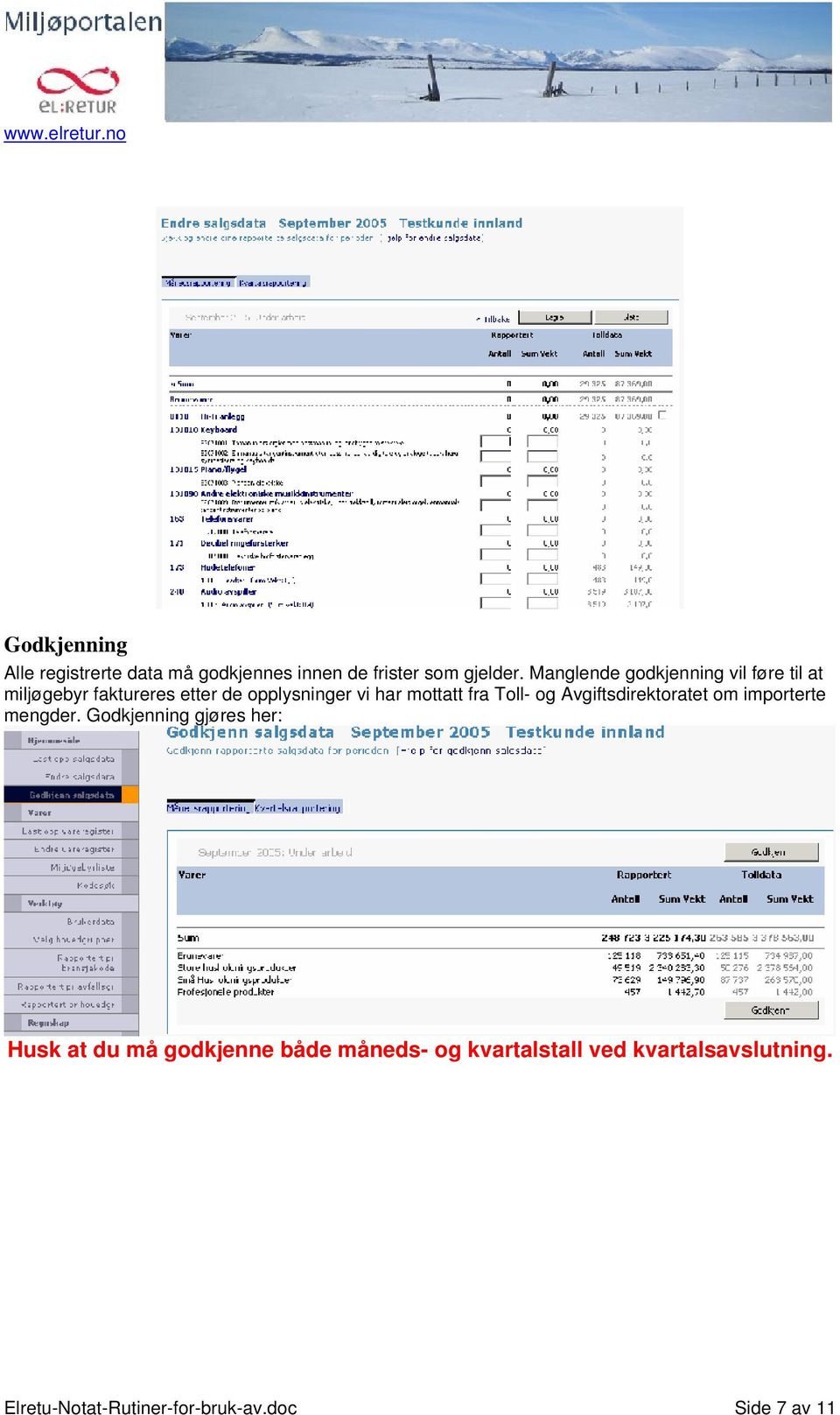 mottatt fra Toll- og Avgiftsdirektoratet om importerte mengder.