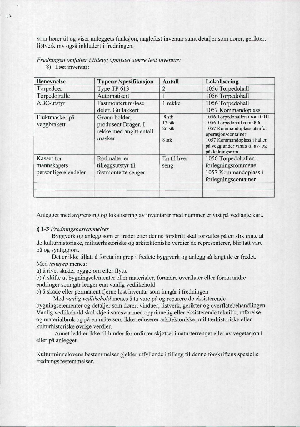 Typenr /spesiflkasjon Type TP 613 Automatisert Fastmontert m/løse deler. Gullakkert Grønn holder, produsent Drager.