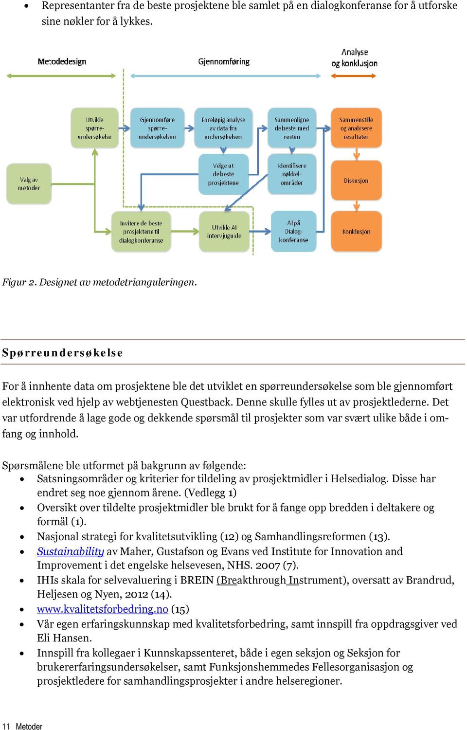 Det var utfrdrende å lage gde g dekkende spørsmål til prsjekter sm var svært ulike både i mfang g innhld.