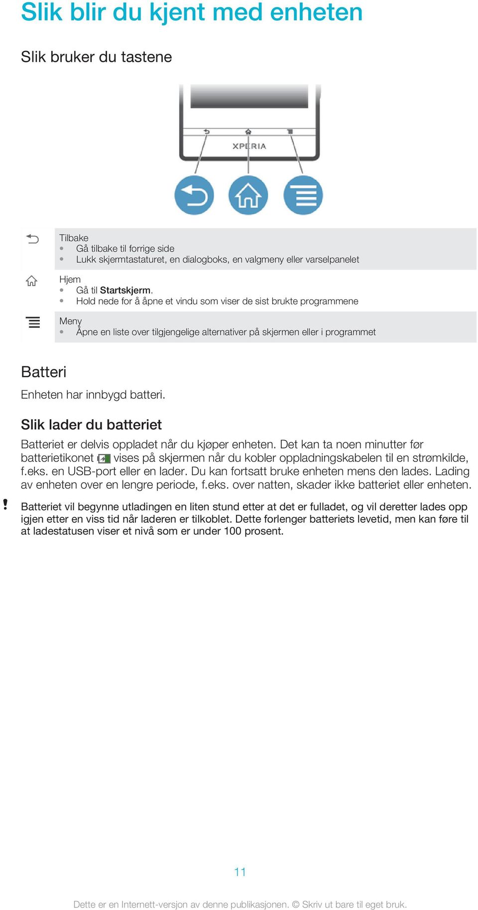 Brukerhåndbok. Xperia P LT22i - PDF Gratis nedlasting