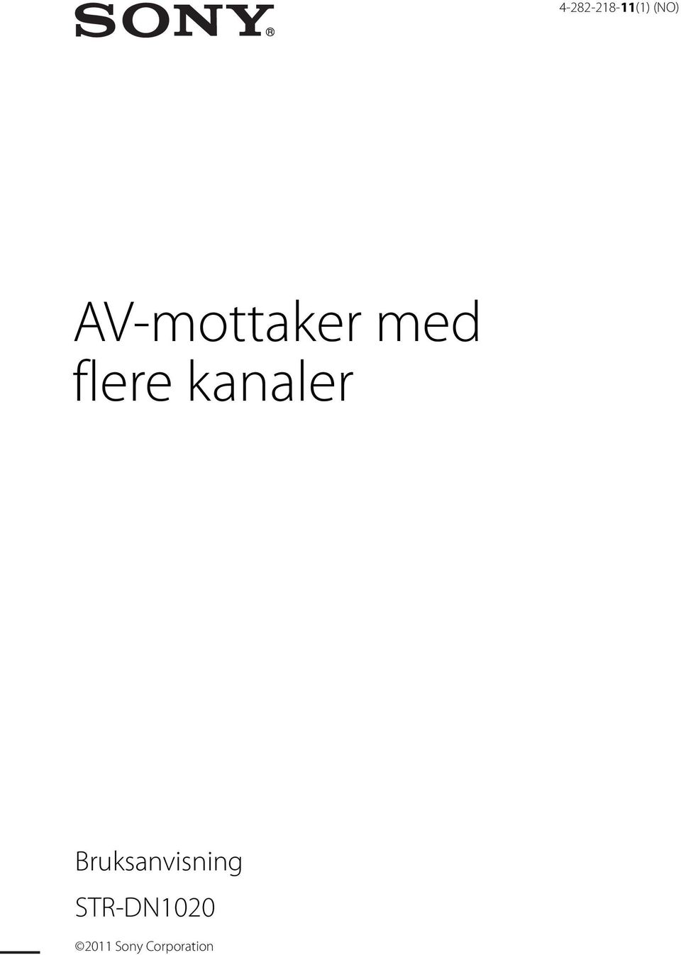 kanaler Bruksanvisning