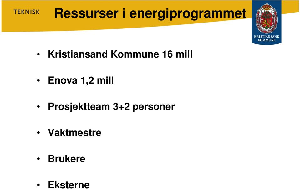 Enova 1,2 mill Prosjektteam 3+2