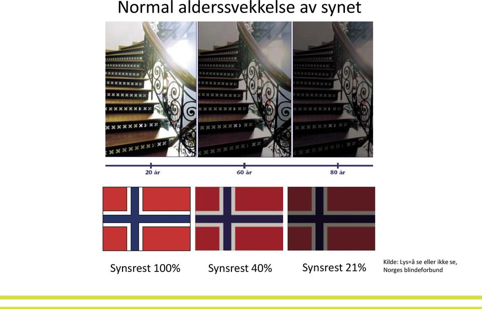 40% Synsrest 21% Kilde: Lys=å