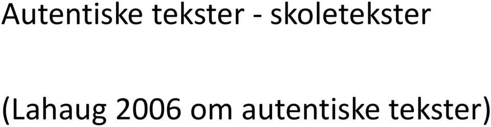 skoletekster