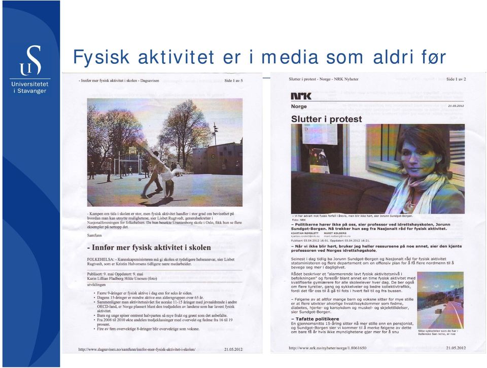 er i media