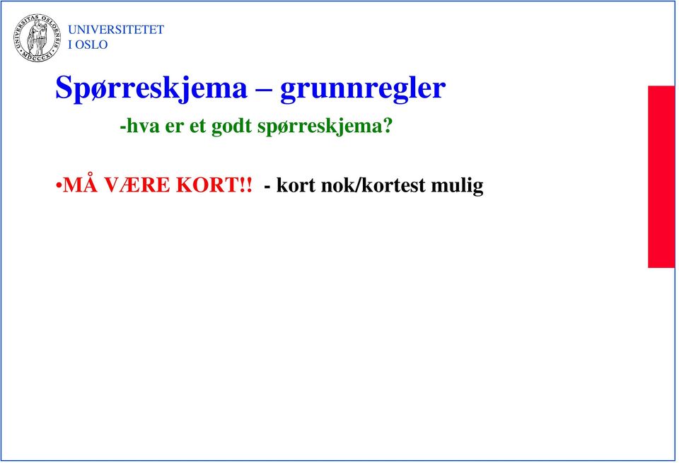 godt spørreskjema?