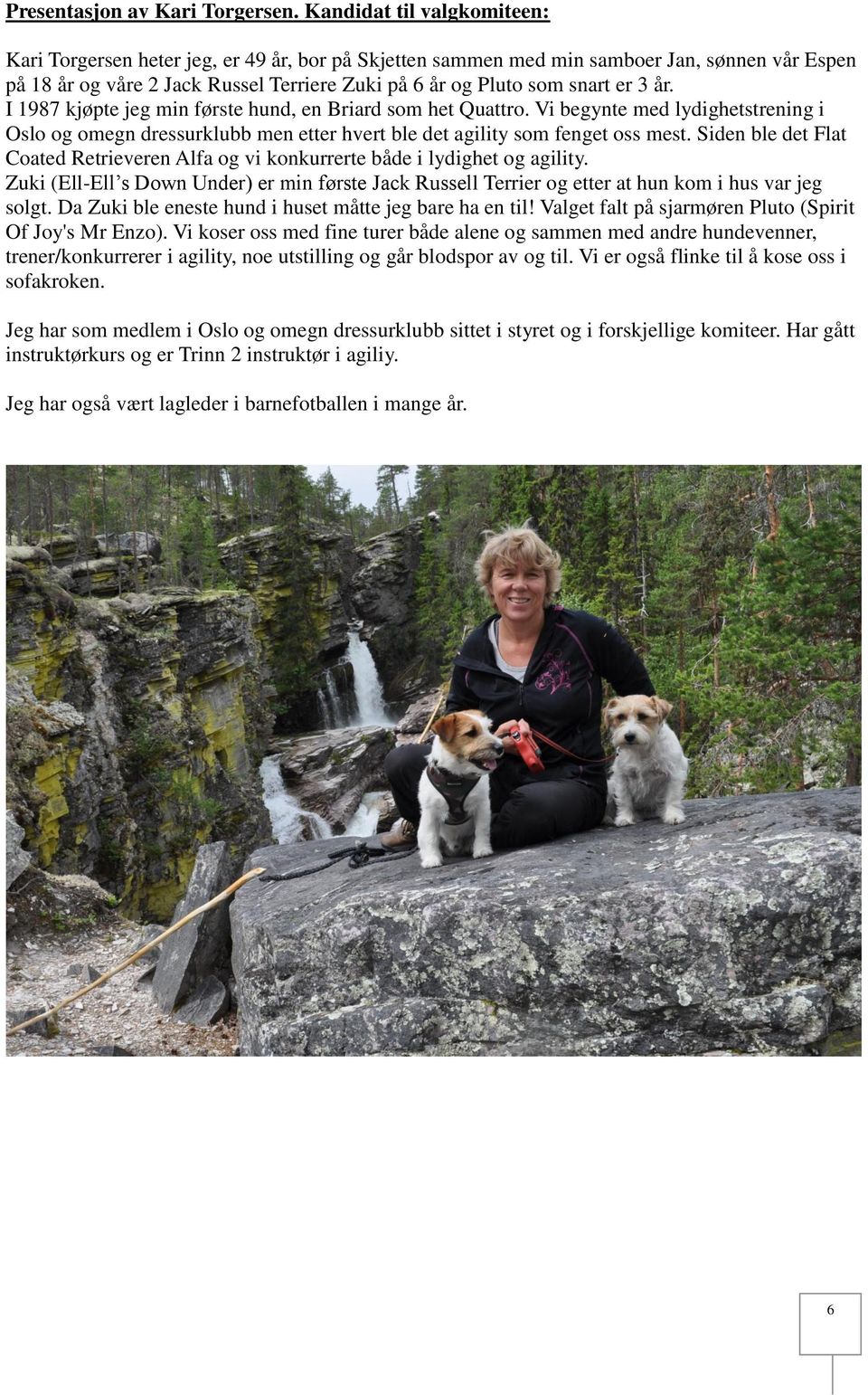 Valg 2013 i rasegruppen for Jack Russell Terrier. - PDF Gratis nedlasting