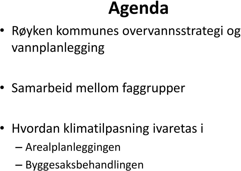 faggrupper Hvordan klimatilpasning