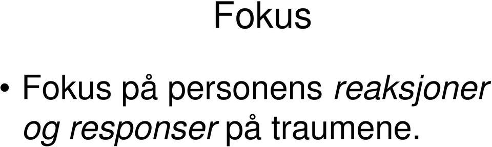 reaksjoner og