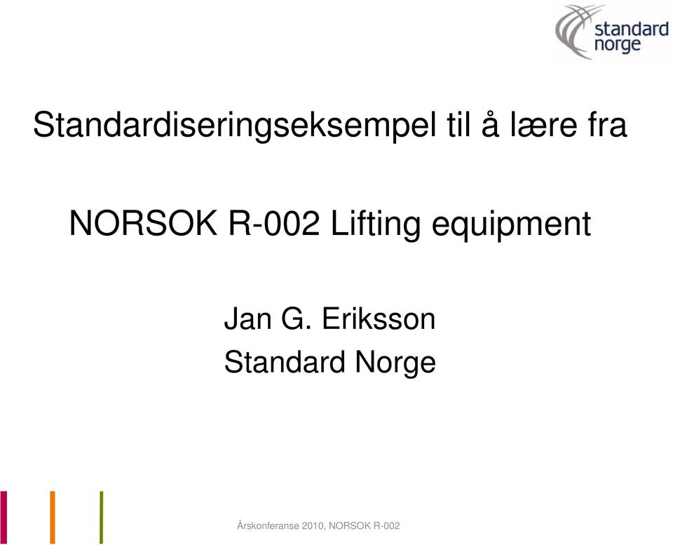 R-002 Lifting equipment