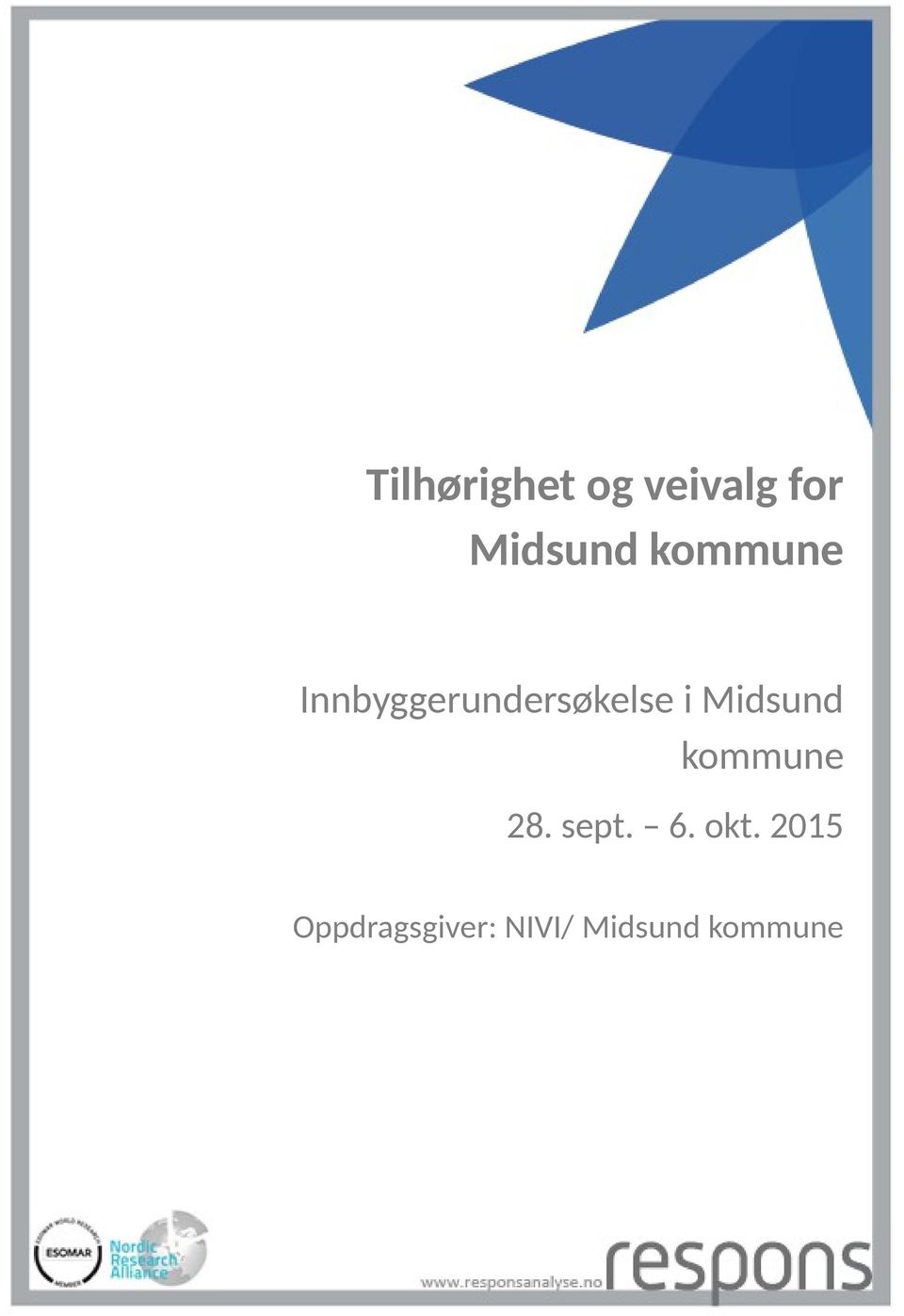 Midsund kommune 28. sept. 6. okt.