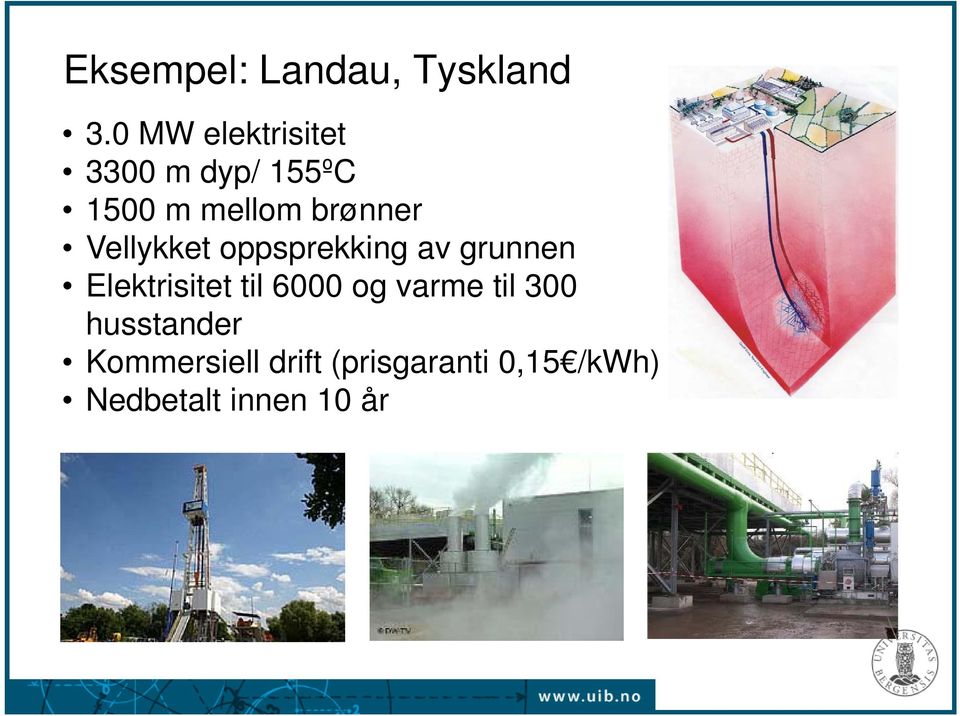 Vellykket oppsprekking av grunnen Elektrisitet til 6000 og