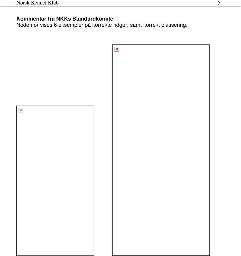 Nedenfor vises 6 eksempler på