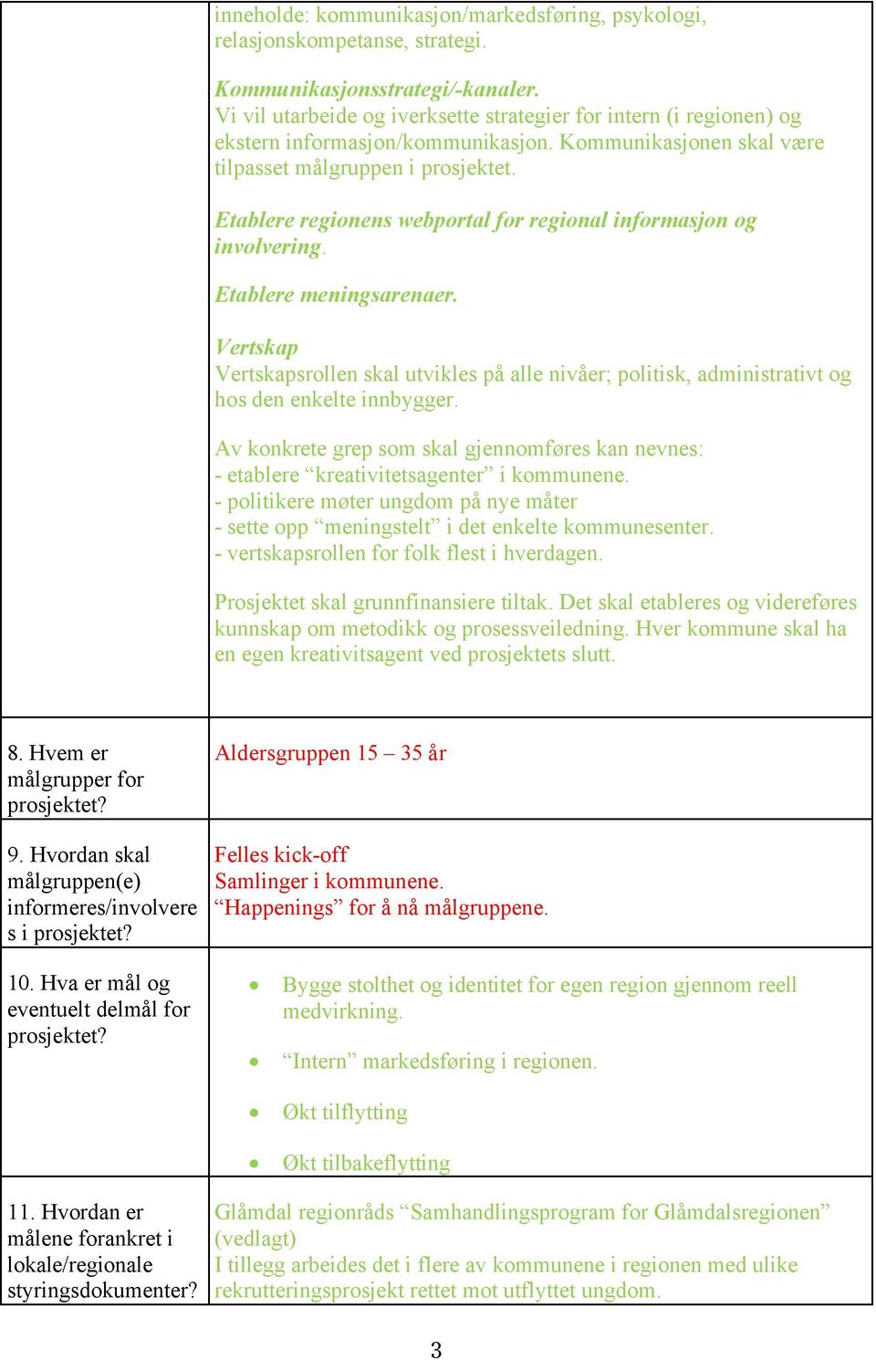 Etablere regionens webportal for regional informasjon og involvering. Etablere meningsarenaer.