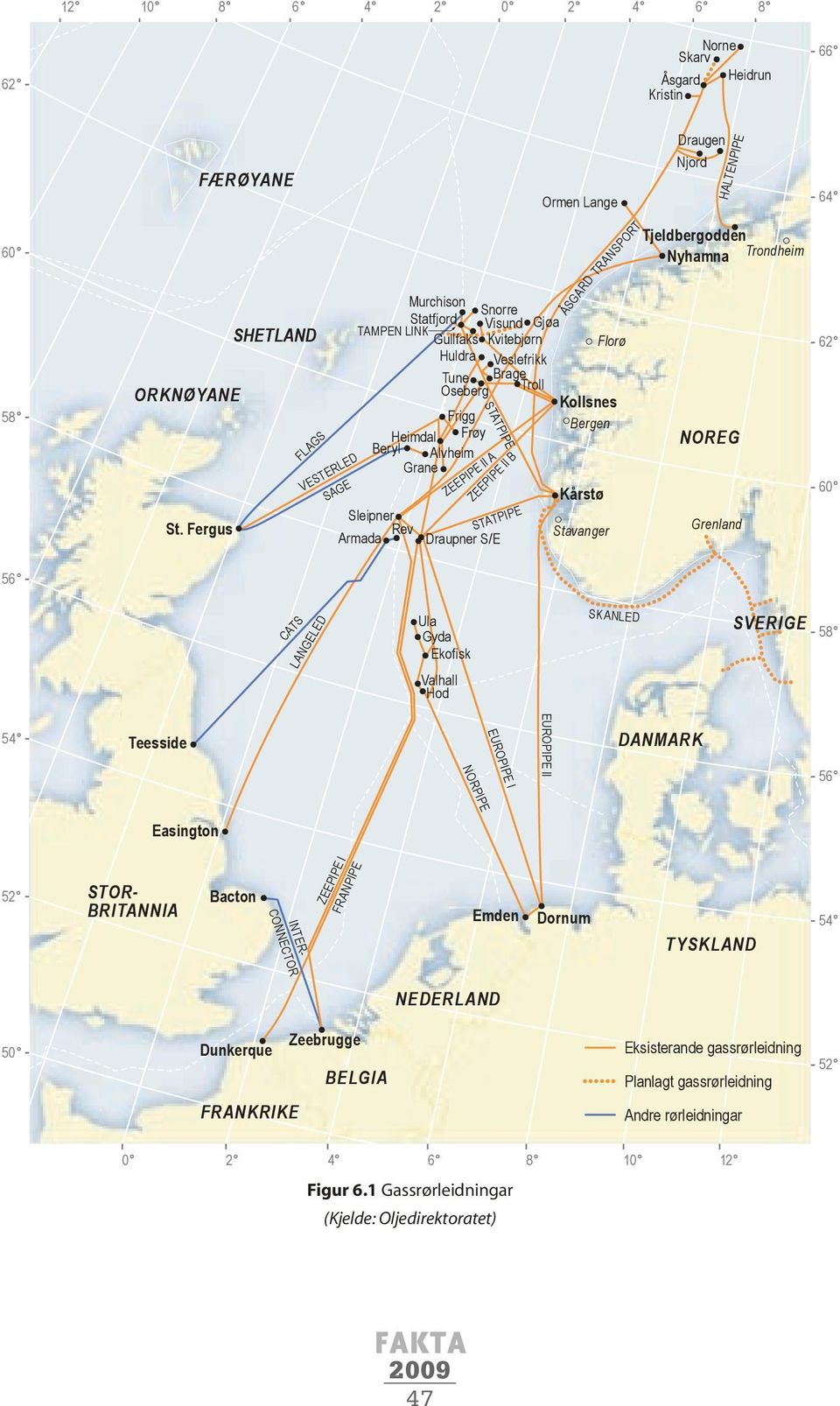 Alvheim Grane STATPIPE ZEEPIPE ll A ZEEPIPE ll B Sleipner Armada Rev Draupner S/E STATPIPE Ormen Lange ÅSGARD Kårstø Stavanger TRANSPORT Draugen Njord HALTENPIPE Tjeldbergodden Nyhamna Trondheim