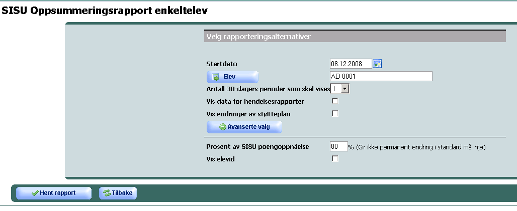 Basisrapport uten HR data