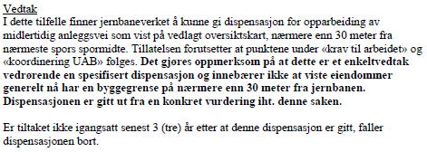 Statens Vegvesen, datert 21.10.16 Vi viser til vår foreløpige uttalelse til dispensasjon, datert 26.09.2016 (vår ref. 16/43971-6).