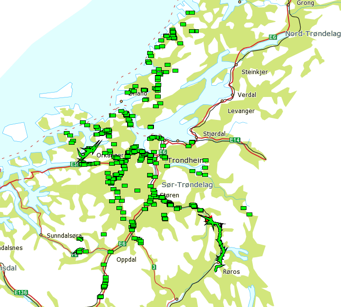 Sør-Trøndelag Sør-Trøndelag 12 1 8 6 4 2 2 21 22 23 24 25 26 27 28