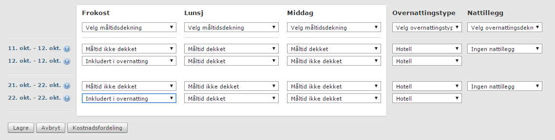 Kjørebok Opprett en kjørebok pr. mnd. For småkjøringer. Skriv i første felt (Beskrivelsen): «Kjørebok januar». Sendes inn når måneden er slutt.