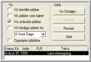 Vis Detaljer... Her finner du all detaljinformasjon om jobben.