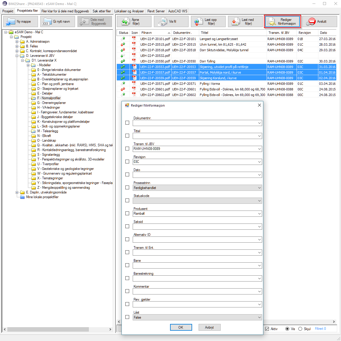 BIM2Share Extended Workspace: Brukerveiledning