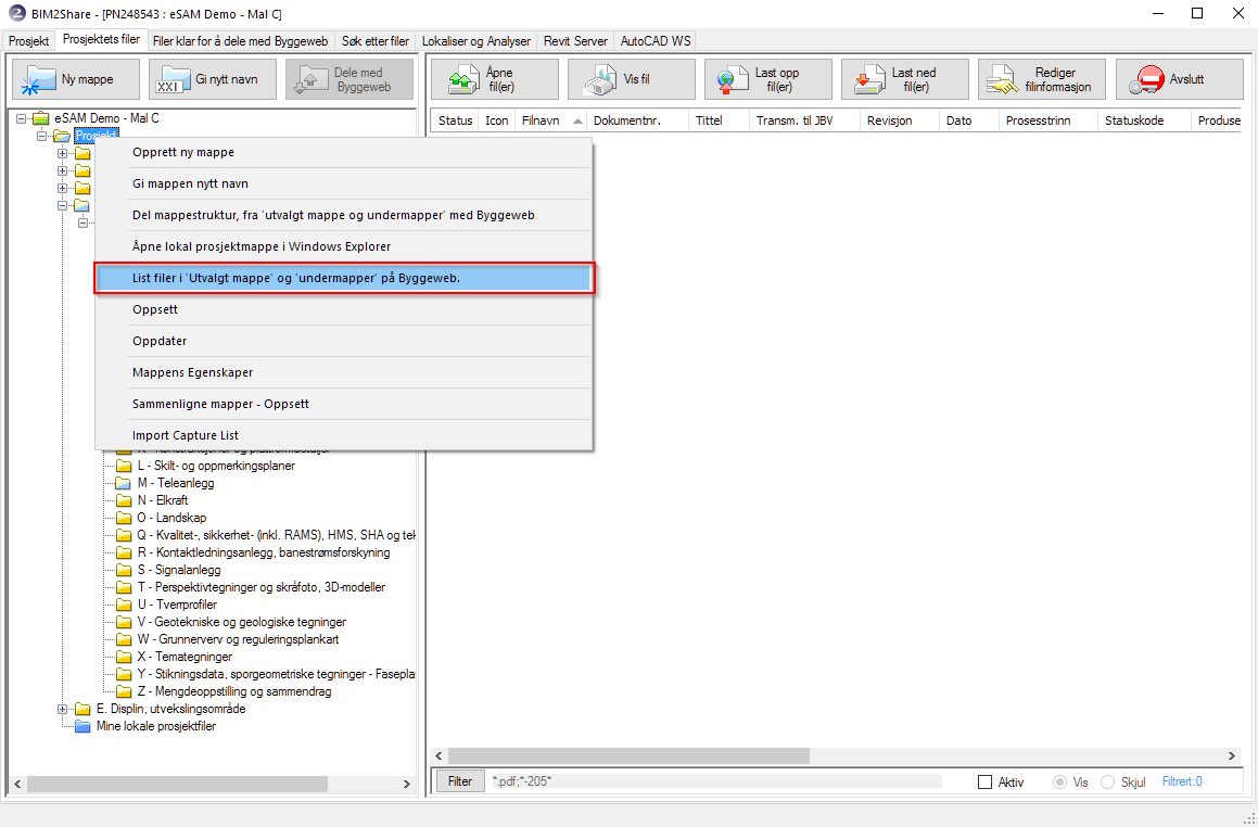 BIM2Share Extended Workspace: Brukerveiledning side 32/51 3.