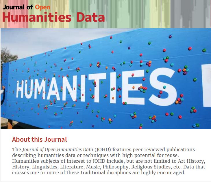 Data Journals OPENHUMANITIESDATA.METAJNL.