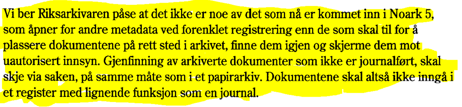 Likevel klarte altså Kulturdepartementet å skrive dette på sin høringsuttalelse