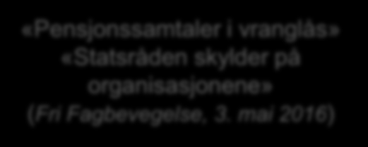 Fra oppgjøret i Staten (utdrag) Enighet med Akademikerne Brudd med LO, YS og Unio Meklingsfrist onsdag 25. mai kl. 24.