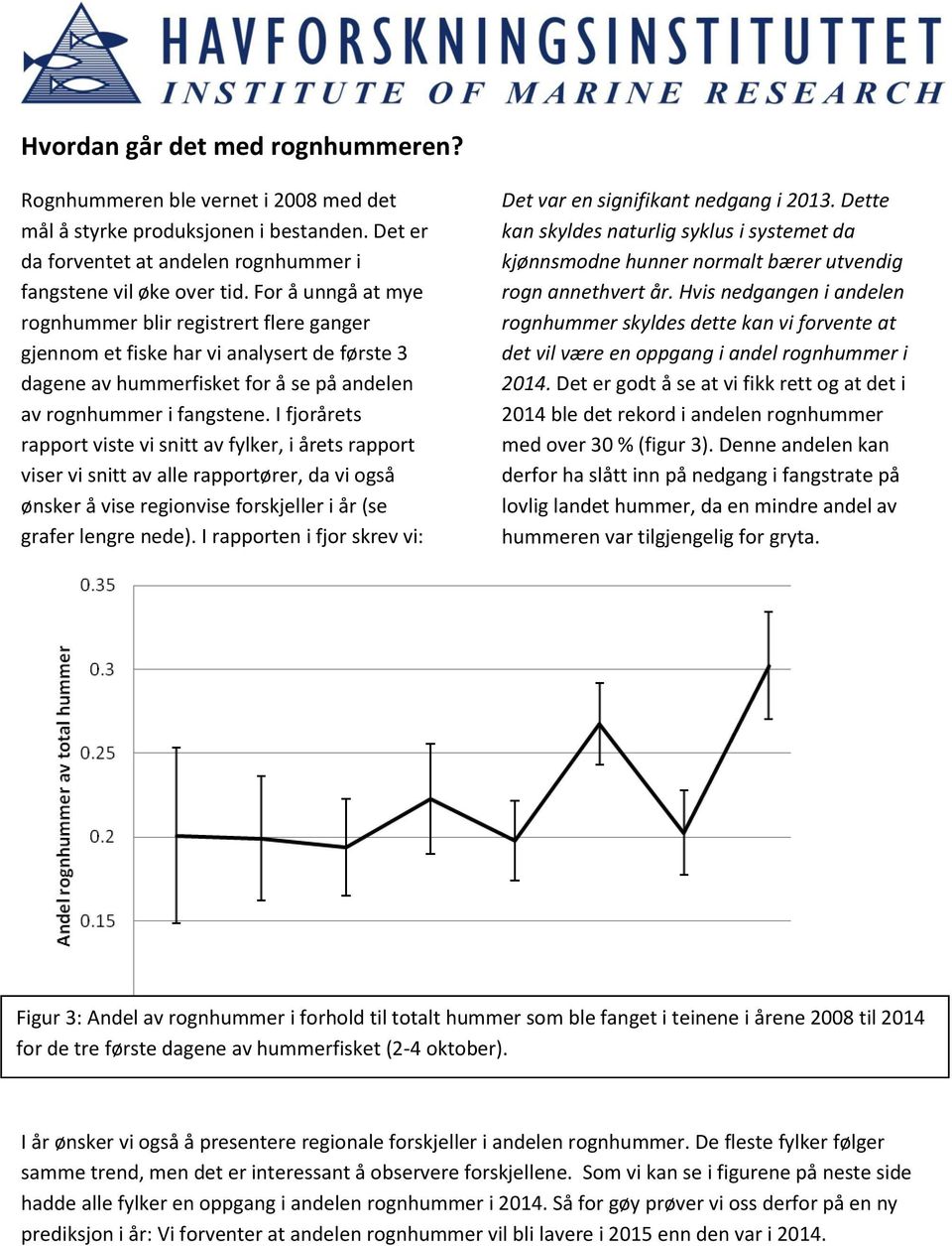 I fjorårets rapport viste vi snitt av fylker, i årets rapport viser vi snitt av alle rapportører, da vi også ønsker å vise regionvise forskjeller i år (se grafer lengre nede).