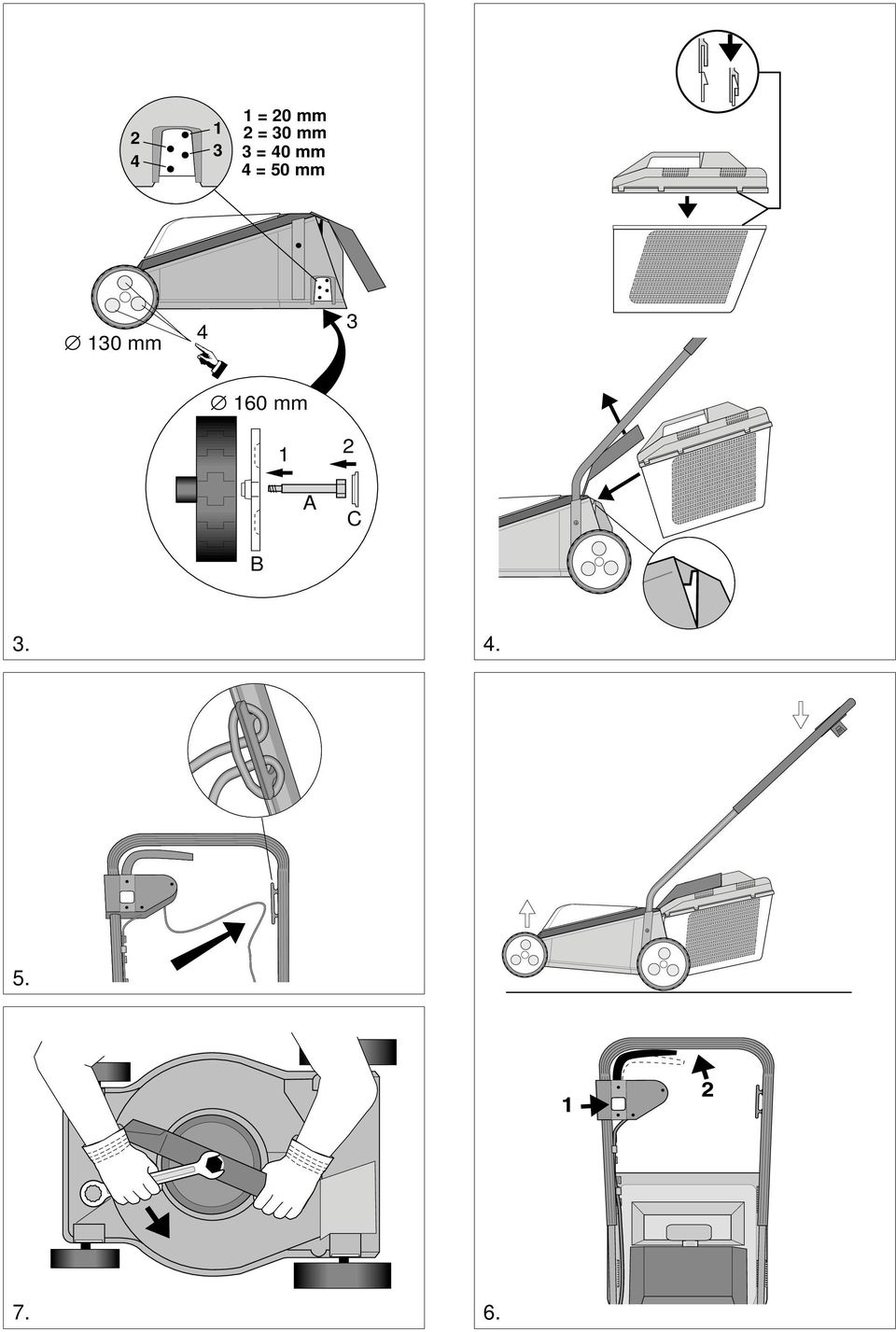 mm = 50 mm 0 mm