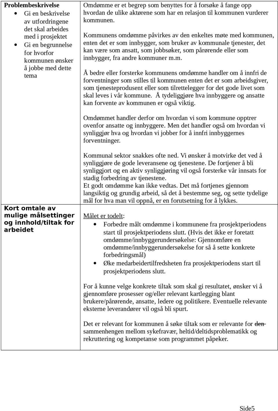 Kommunens omdømme påvirkes av den enkeltes møte med kommunen, enten det er som innbygger, som bruker av kommunale tjenester, det kan være som ansatt, som jobbsøker, som pårørende eller som innbygger,