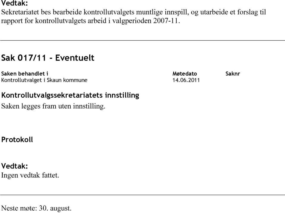 kommune Kontrollutvalgssekretariatets