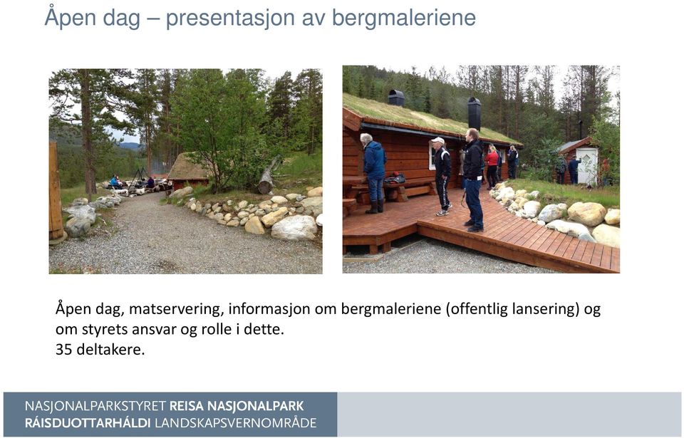 bergmaleriene (offentlig lansering) og om