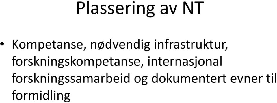 forskningskompetanse, internasjonal