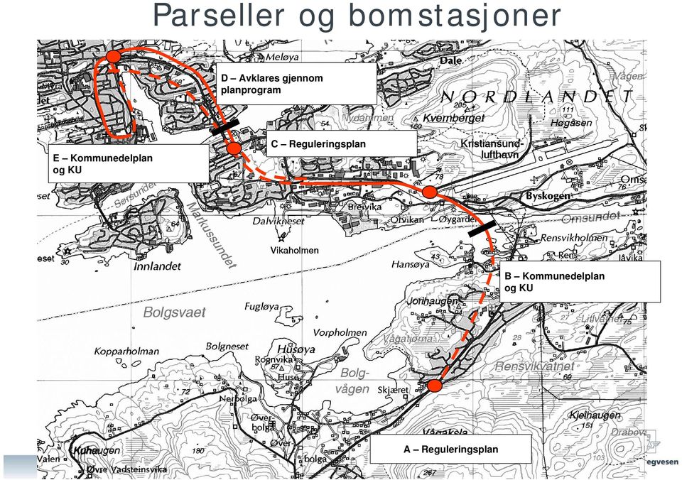 Reguleringsplan E Kommunedelplan