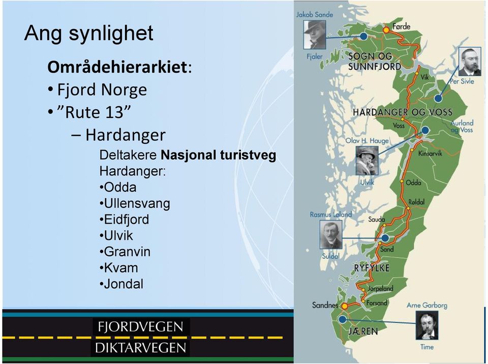 Nasjonal turistveg Hardanger: Odda