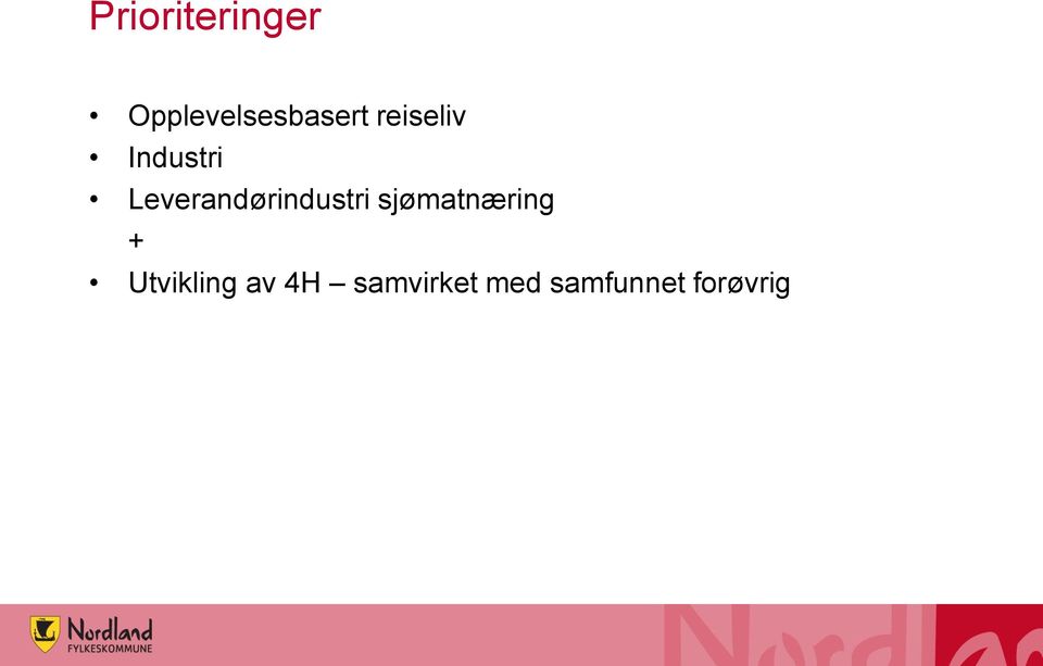 Leverandørindustri sjømatnæring +