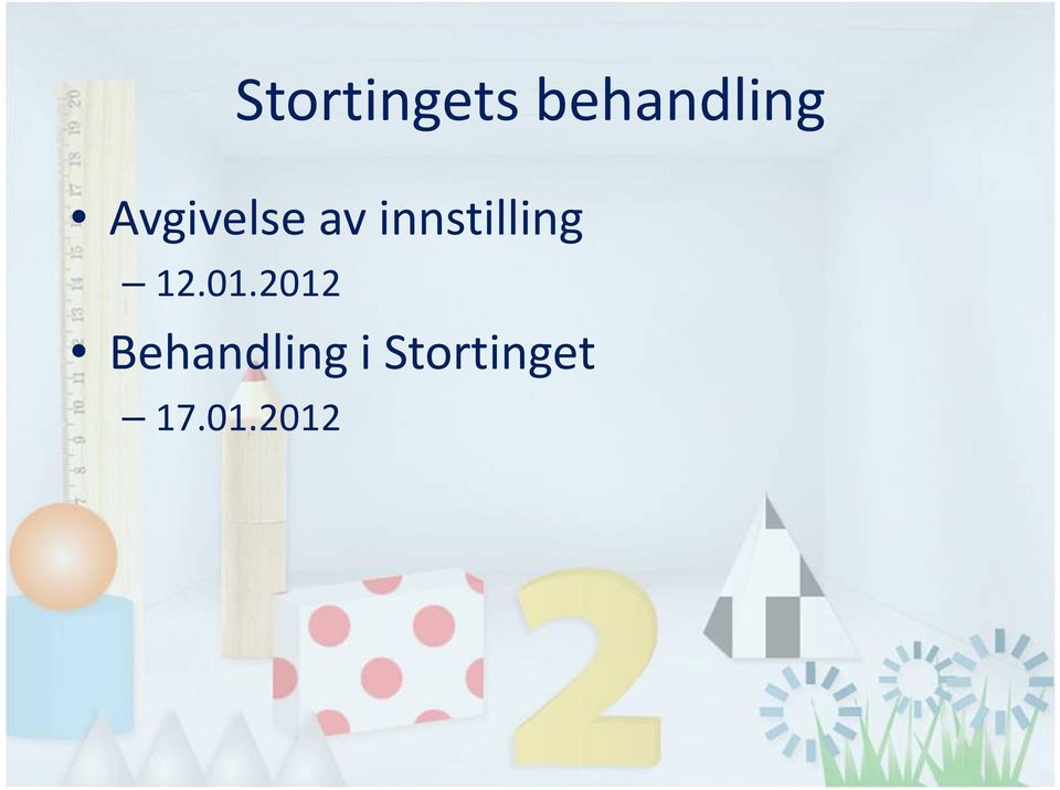 innstilling 12.01.