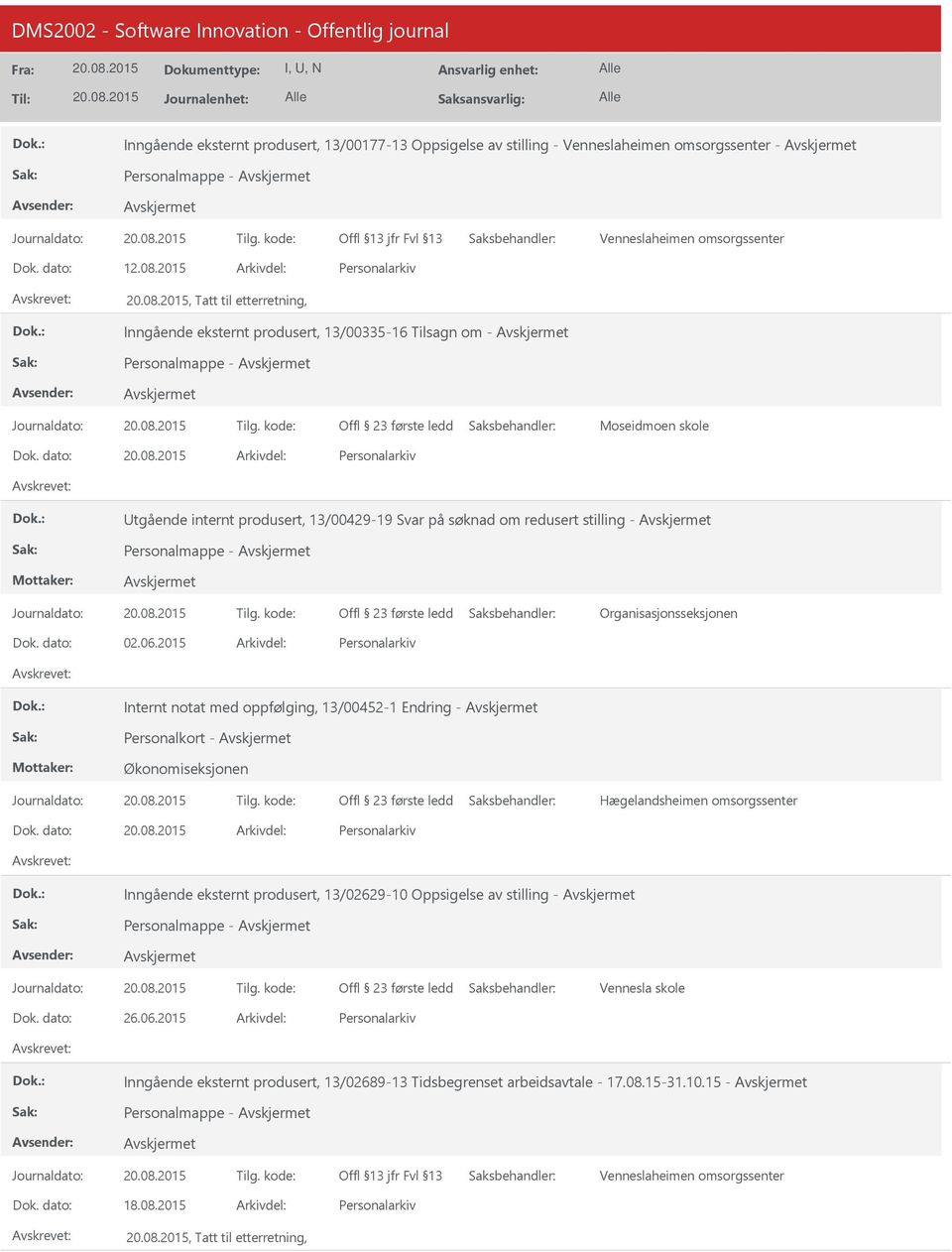 søknad om redusert stilling - Personalmappe - 02.06.